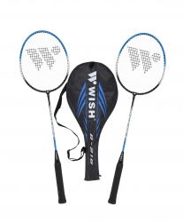 Набор для бадминтона WISH Steeltec 216 (2 ракетки) синий