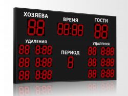 Табло для хоккея 2350x1300 мм (16 индикаторов) Табло для хоккея 2350x1300 мм (16 индикаторов)