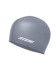 Шапочка для плавания ATEMI Kids Silicone Cap серый