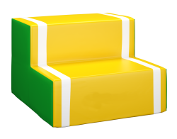 Мягкий модуль "Лестница 2 ступени" 76х70х48/24 см