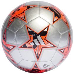 Мяч футбольный ADIDAS Finale Club IA0950 №5 (ТПУ) серебристо-оранжевый Мяч футбольный ADIDAS Finale Club IA0950 №5 (ТПУ) серебристо-оранжевый