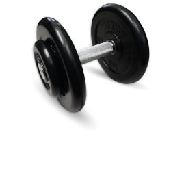Гантель с невращающейся ручкой ПРОФИ (3,5-26 кг) MB Barbell MB-FdbM-BN 13,5 кг