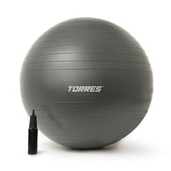 Мяч гимнастический TORRES 65 см (серый)