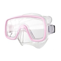 Маска для плавания SALVAS Domino Jr Mask розовый