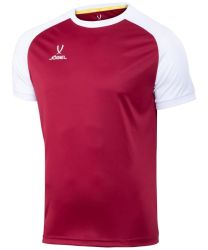 Футболка игровая Jogel CAMP Reglan Jersey гранатовый/белый