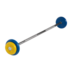 Штанга неразборная 12,5кг цветная MB Barbell MB-BarMW-C12,5