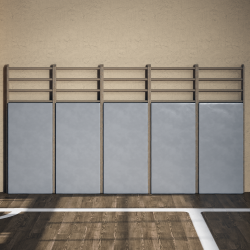 Мат-протектор для гимнастической стенки 1,70х0,74х0,1 м ПРОФИ (ПВХ-материал, антислип) МГ1-4