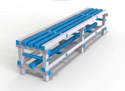 Скамья усиленная 2000х420х450 мм