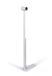 Кронштейн для хореографического (балетного) станка напольный однорядный (белый)