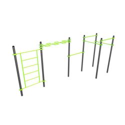 Воркаут (шведская стенка, 5 перекладин) ZAVODSPORTA W245