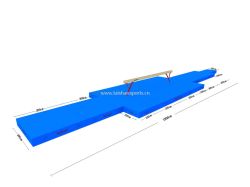 Маты обкладочные для бревна гимнастического, соревновательные TAISHAN TQ1515A FIG Approved