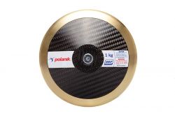 Диск для метания соревновательный POLANIK Premium Line CCD14 1 кг