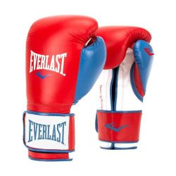 Перчатки тренировочные EVERLAST Powerlock PU (красно-синий) 12oz