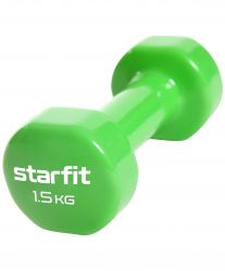 Гантель виниловая STARFIT DB-101 1,5 кг
