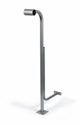 Кронштейн для хореографического (балетного) станка напольно-пристенный однорядный "Грация" серебристый