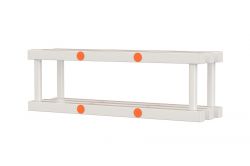 Полка навесная для акваинвентаря 100х25х32см