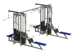 Станция 8-ми сторонняя (с регулировкой перекрестной тяги по высоте) FOREMAN FM-852 Станция 8-ми сторонняя (с регулировкой перекрестной тяги по высоте) FOREMAN FM-852