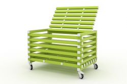 Корзина для акваинвентаря с крышкой 120х80х70см