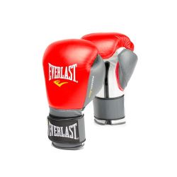 Перчатки тренировочные EVERLAST Powerlock (красно-серый) Перчатки тренировочные EVERLAST Powerlock (красно-серый)
