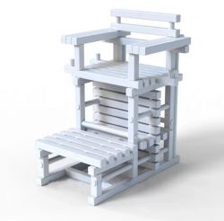 Судейский (тренерский) стул 700х1000х1200 мм (усиленный)