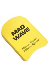 Доска для плавания MADWAVE Kickboard Kids желтый