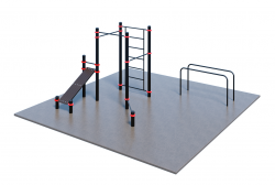 Уличная спортивная площадка Воркаут ТС-1-2