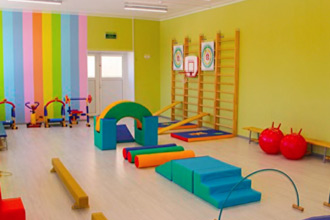 Комплексное оснащение детских спортивных залов, оборудование для детского сада