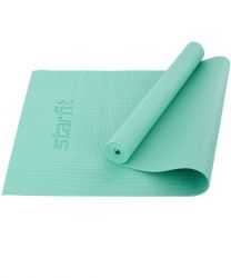 Коврик для йоги и фитнеса STARFIT FM-101 PVC 173x61х0,4 см (мятный)