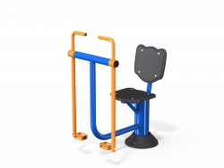 Уличный тренажер для людей с ограниченными возможностями Мини лыжи Уличный тренажер для людей с ограниченными возможностями Мини лыжи