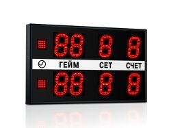 Табло для большого тенниса 750х450 мм R 0.5 Кд