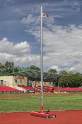 Стойки для прыжков с шестом соревновательные с электронным считывающим устройством POLANIK Professional STT15-65 Стойки для прыжков с шестом соревновательные с электронным считывающим устройством POLANIK Professional STT15-65