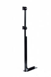 Кронштейн для хореографического (балетного) станка угловой напольный двухрядный черный