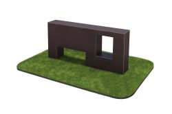 Элемент полосы препятствий Стенка с двумя проломами