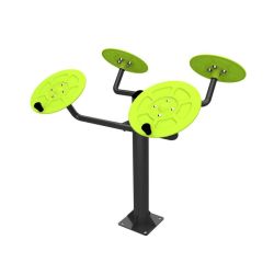 Уличный тренажер для мышц плечевого пояса (большие тарелки) ZAVODSPORTA Smart-1002