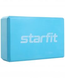 Блок для йоги STARFIT Core YB-200 EVA 22,5х15 см (синий пастель)