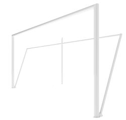 Складная оцинкованная нижняя рама для удержания сетки на земле (для ворот 7,32х2,44 м) СТП-215