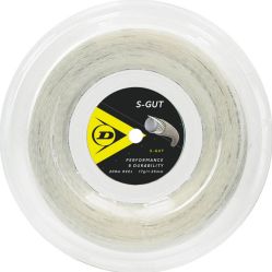 Теннисная струна DUNLOP TAC S-GUT 17G 200M REEL WHT Теннисная струна DUNLOP TAC S-GUT 17G 200M REEL WHT