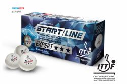 Мяч для настольного тенниса START LINE 40+ EXPERT 3* ITTF (10 шт.) Мяч для настольного тенниса START LINE 40+ EXPERT 3* ITTF (10 шт.)
