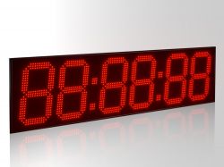 Таймеры для спорта 1260x330 мм R 0.5 Кд красный