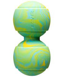 Мяч для МФР двойной STARFIT RB-107 12,5х6,3 см (голубой/оранжевый)