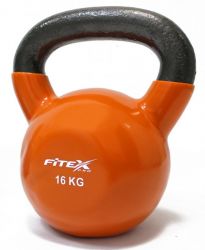Гиря в виниловой оболочке FITEX PRO FTX2201 (10-32 кг) 16 кг