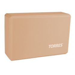 Блок для йоги TORRES YL8005P EVA 8x15x23 см (пудровый) Блок для йоги TORRES YL8005P EVA 8x15x23 см (пудровый)