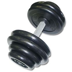 Гантель с вращающейся ручкой ПРОФИ (28,5-51 кг) MB Barbell MB-FdbM-B Гантель с вращающейся ручкой ПРОФИ (28,5-51 кг) MB Barbell MB-FdbM-B