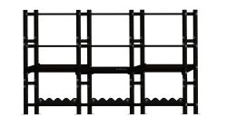 Стеллаж универсальный (3 секции) СТ-379