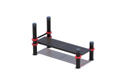 Горизонтальная гимнастическая скамья с фиксацией ступней 108 мм