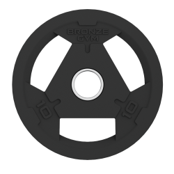 Диск олимпийский обрезиненный BRONZE GYM BGPLR 10 кг