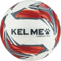 Мяч футбольный KELME Vortex 19.3 №5 (ТПУ) бело-красно-серый Мяч футбольный KELME Vortex 19.3 №5 (ТПУ) бело-красно-серый