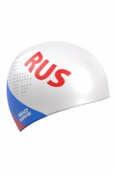 Шапочка для плавания MADWAVE Racing Silicone (силикон) белый Шапочка для плавания MADWAVE Racing Silicone (силикон) белый