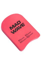 Доска для плавания MADWAVE Kickboard Kids красный