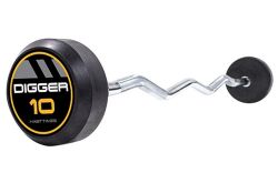 Комплект изогнутых фиксированных обрезиненных штанг (5 шт от 10 до 30 кг) HASTTINGS Digger HD51G2B-10-30